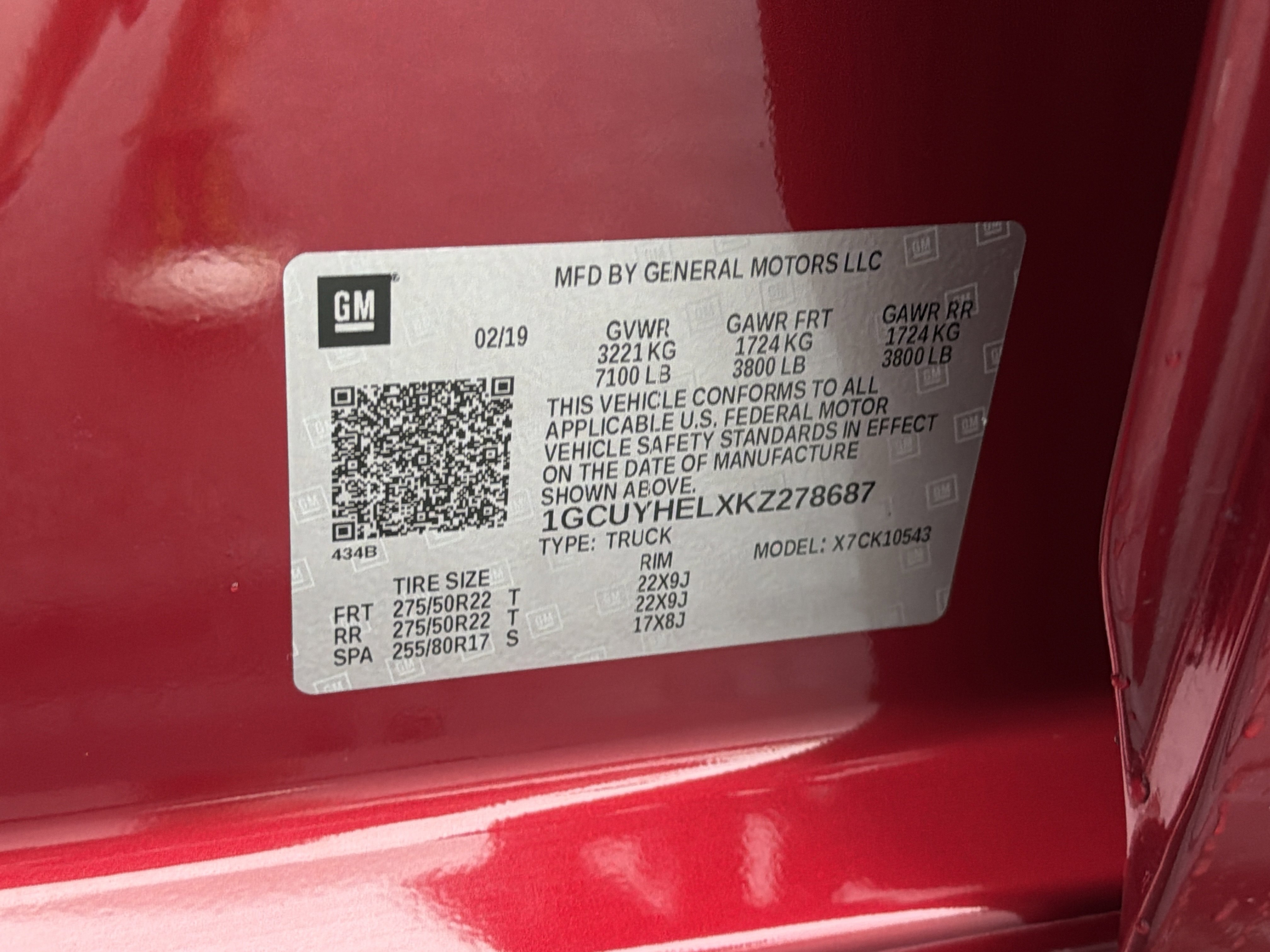 Used 2019 Chevrolet Silverado 1500 High Country w/ Technology Package image 37