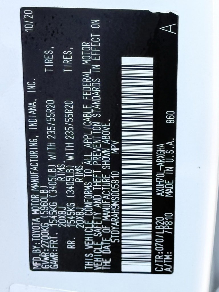 Used 2021 Toyota Highlander Limited image 37