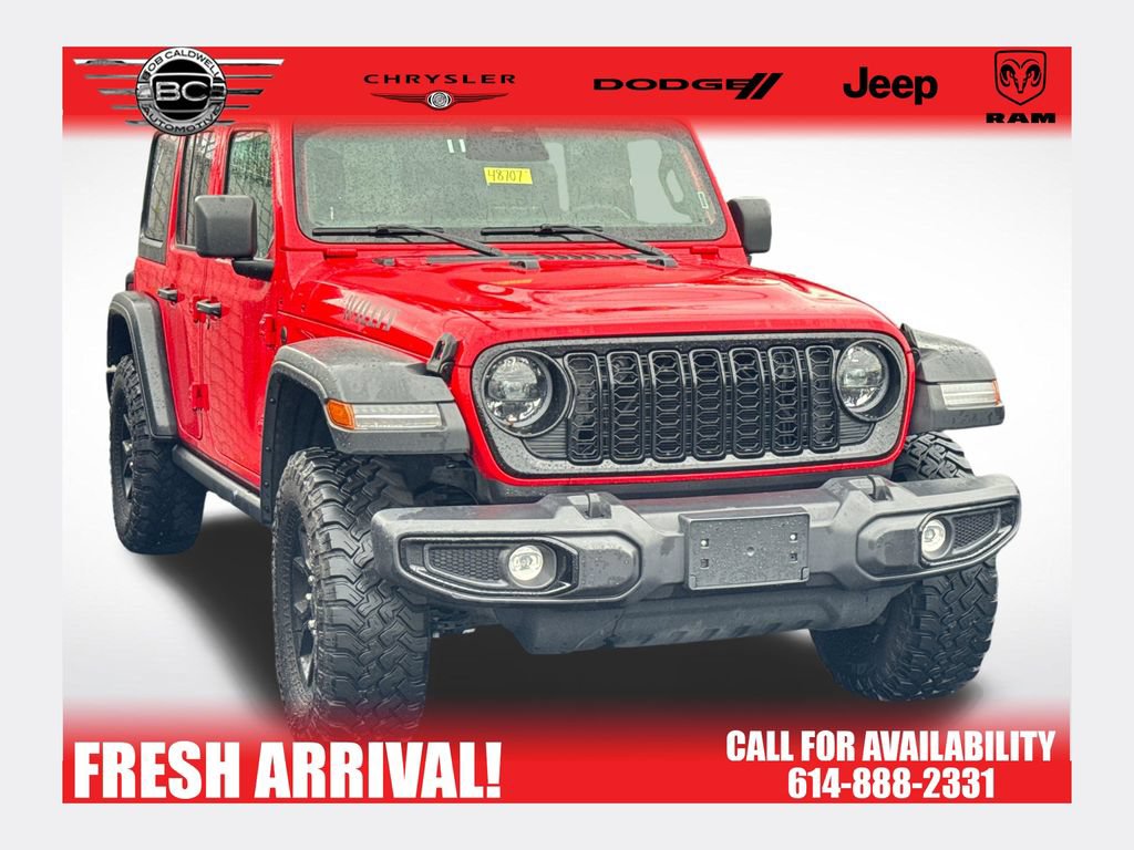 Used 2025 Jeep Wrangler Unlimited Sport AWD/4WD image 1