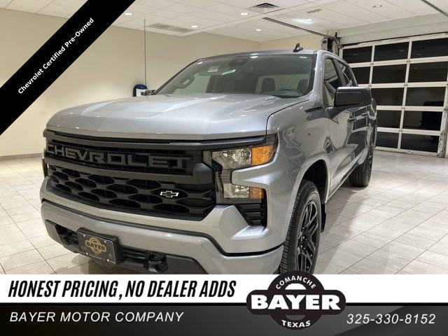 Certified 2024 Chevrolet Silverado 1500 Custom w/ LPO, Dark Essentials Package image 1