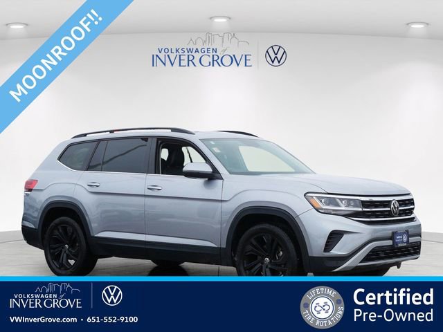 Certified 2022 Volkswagen Atlas SE w/ Panoramic Sunroof Package