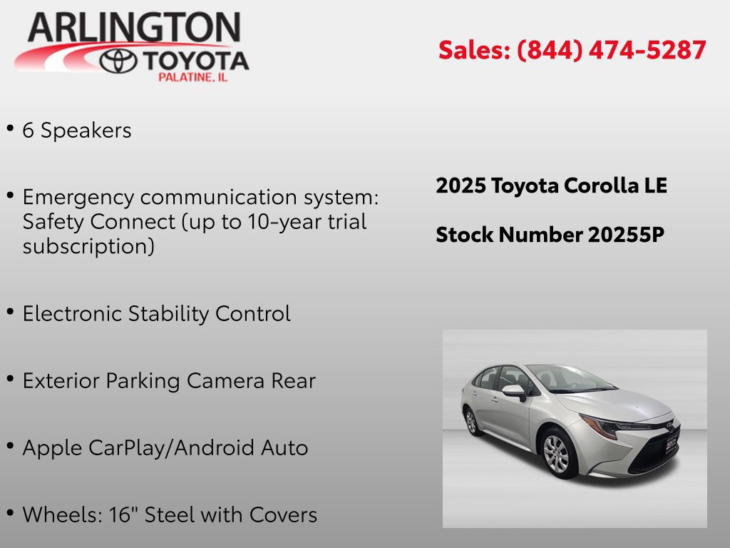Used 2025 Toyota Corolla LE FWD image 4