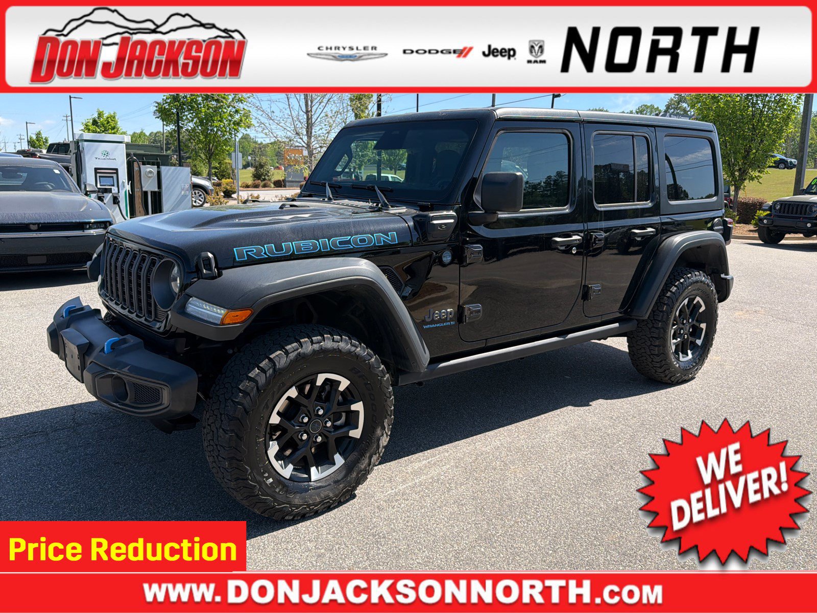 Used 2025 Jeep Wrangler Unlimited Rubicon 4xe w/ Convenience Group AWD/4WD image 1