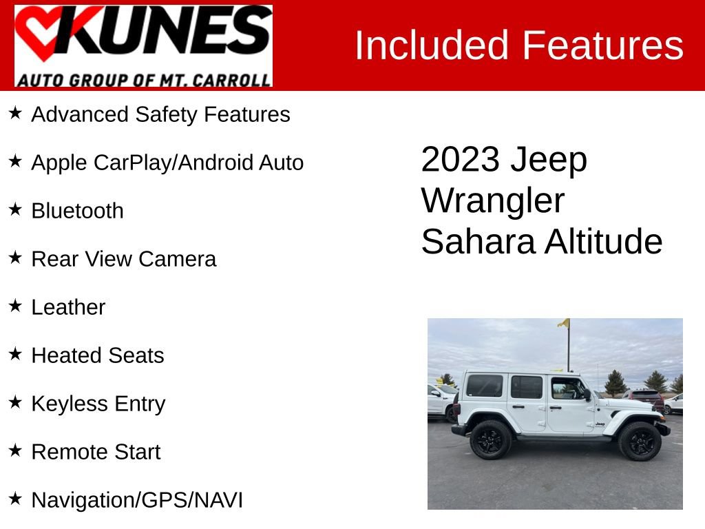 Used 2023 Jeep Wrangler Altitude image 3