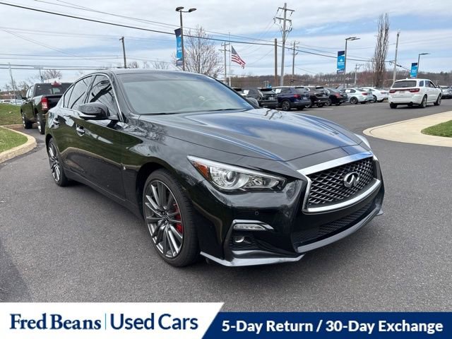 Used 2020 INFINITI Q50 Red Sport 400 image 1