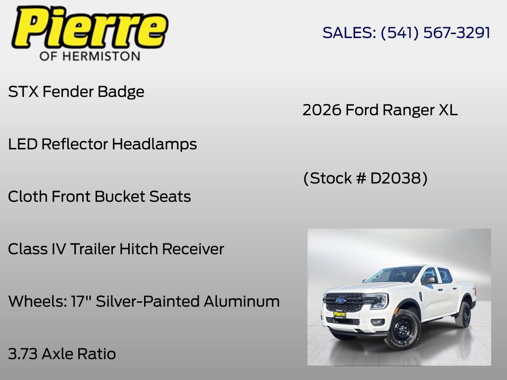 New 2026 Ford Ranger XL w/ Trailer Tow Package AWD/4WD image 18