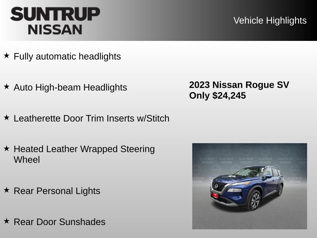 Used 2023 Nissan Rogue SV w/ SV Premium B Package AWD/4WD image 23