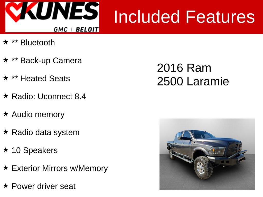 Used 2016 RAM 2500 Laramie image 2