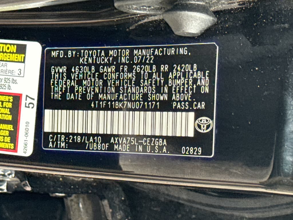 Used 2022 Toyota Camry XLE AWD/4WD image 45
