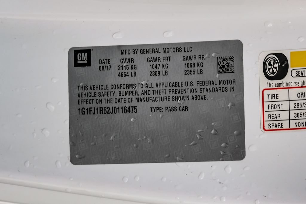 Used 2018 Chevrolet Camaro ZL1 RWD image 42