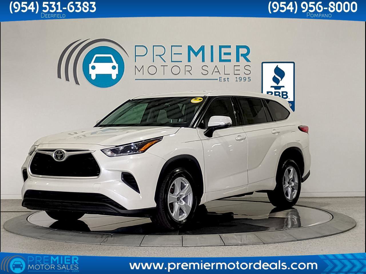 Used 2021 Toyota Highlander L