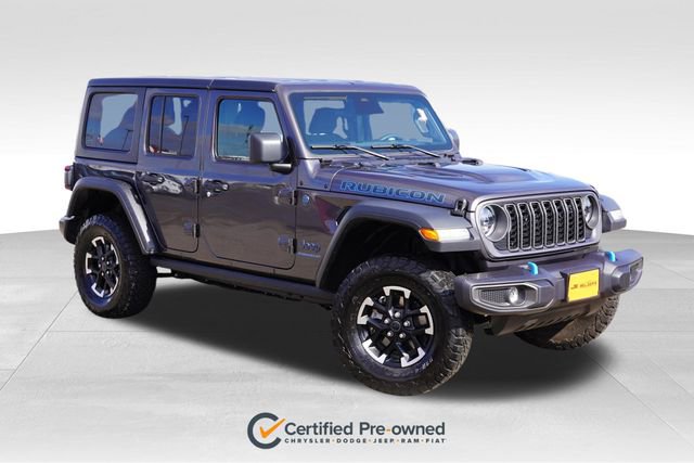 Certified 2025 Jeep Wrangler Unlimited Rubicon 4xe w/ Safety Group