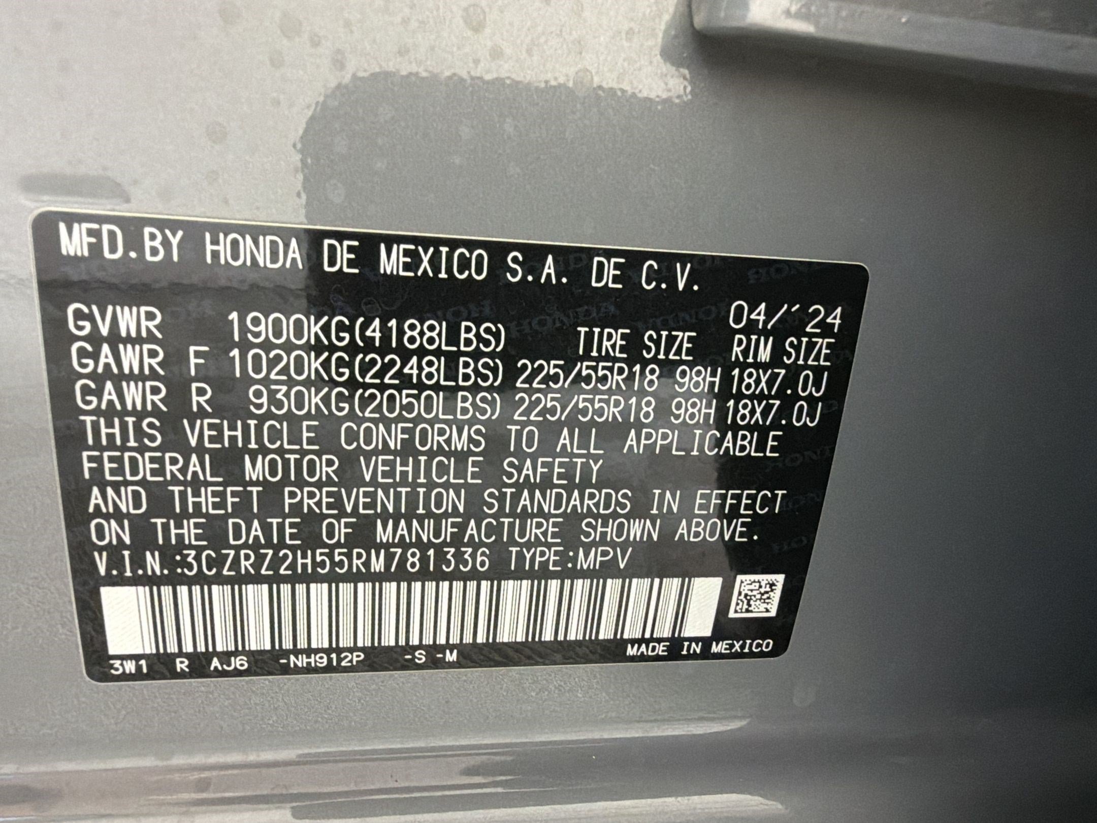 Used 2024 Honda HR-V Sport image 25