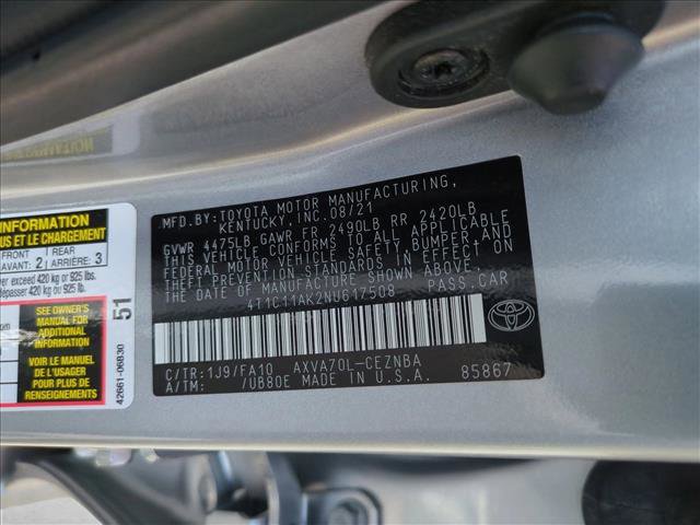Used 2022 Toyota Camry LE FWD image 23