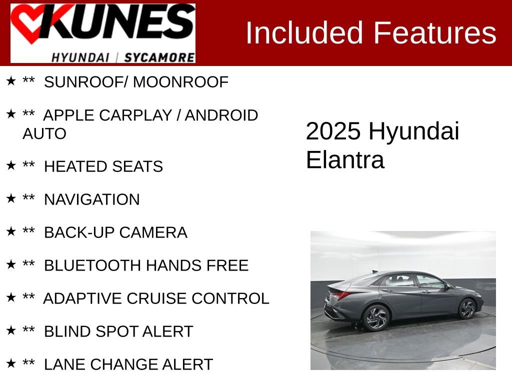 Certified 2025 Hyundai Elantra Limited FWD image 2
