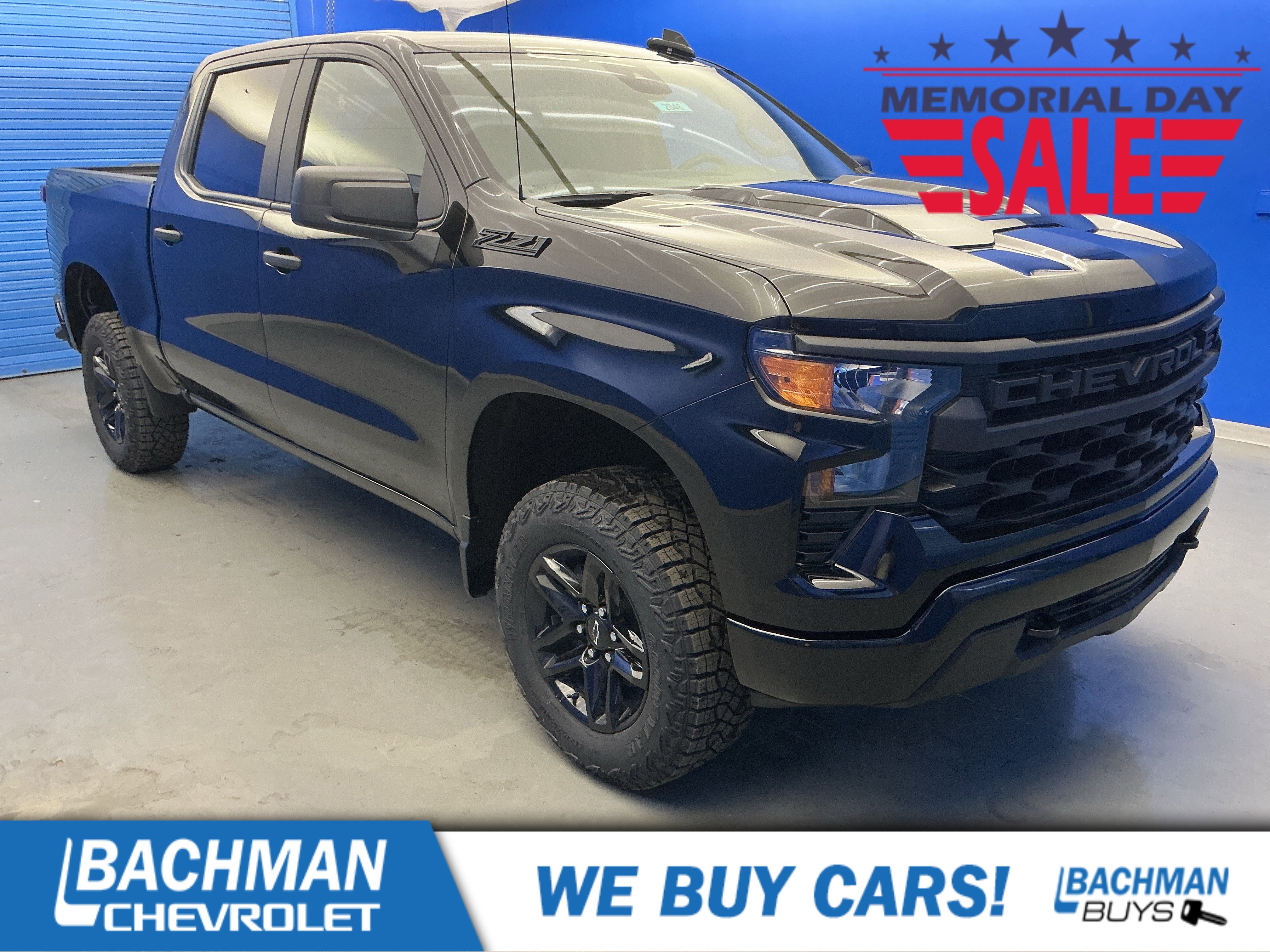 New 2026 Chevrolet Silverado 1500 Custom Trail Boss w/ Midnight Edition