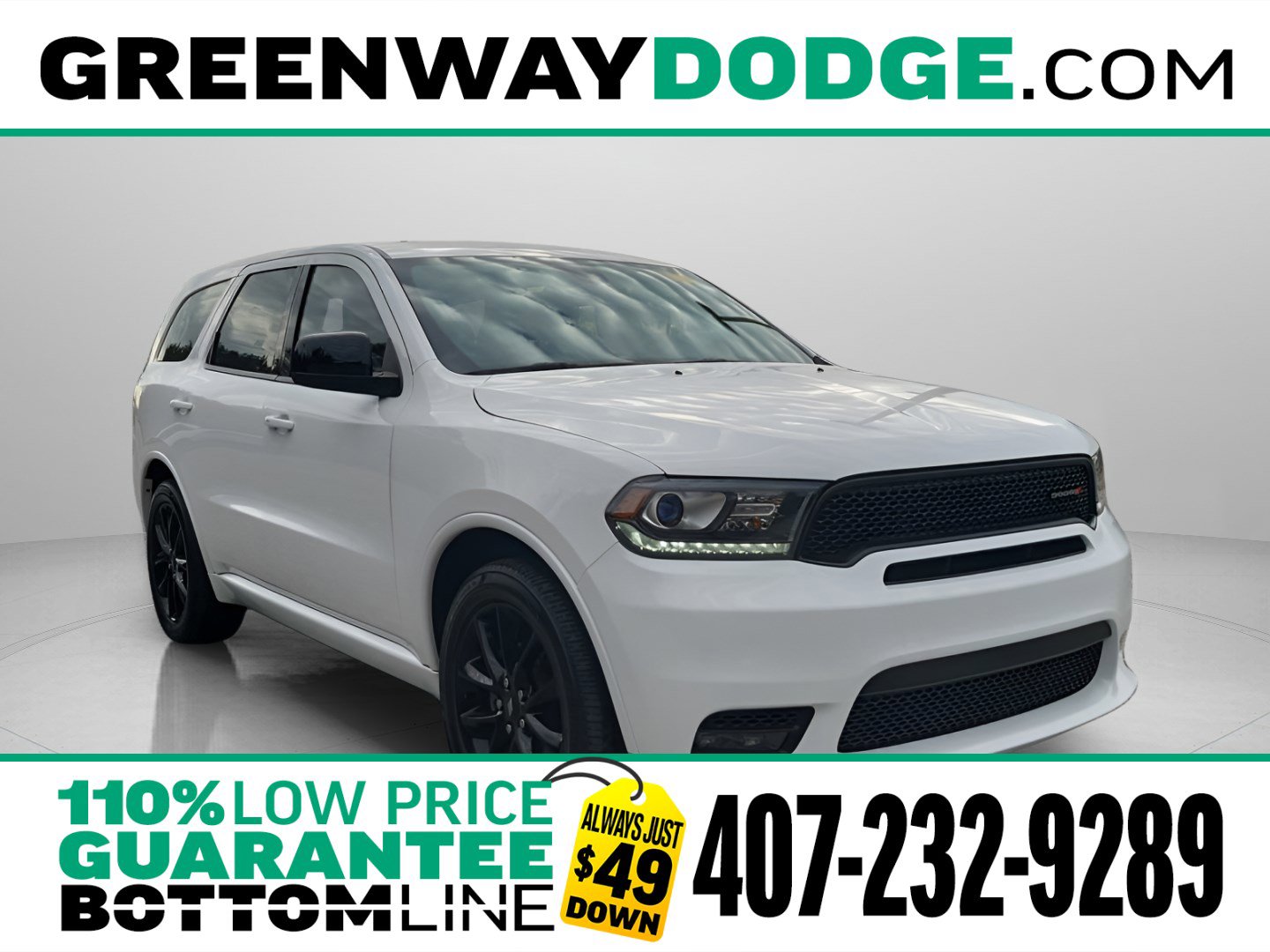 Used 2019 Dodge Durango GT w/ Blacktop Package