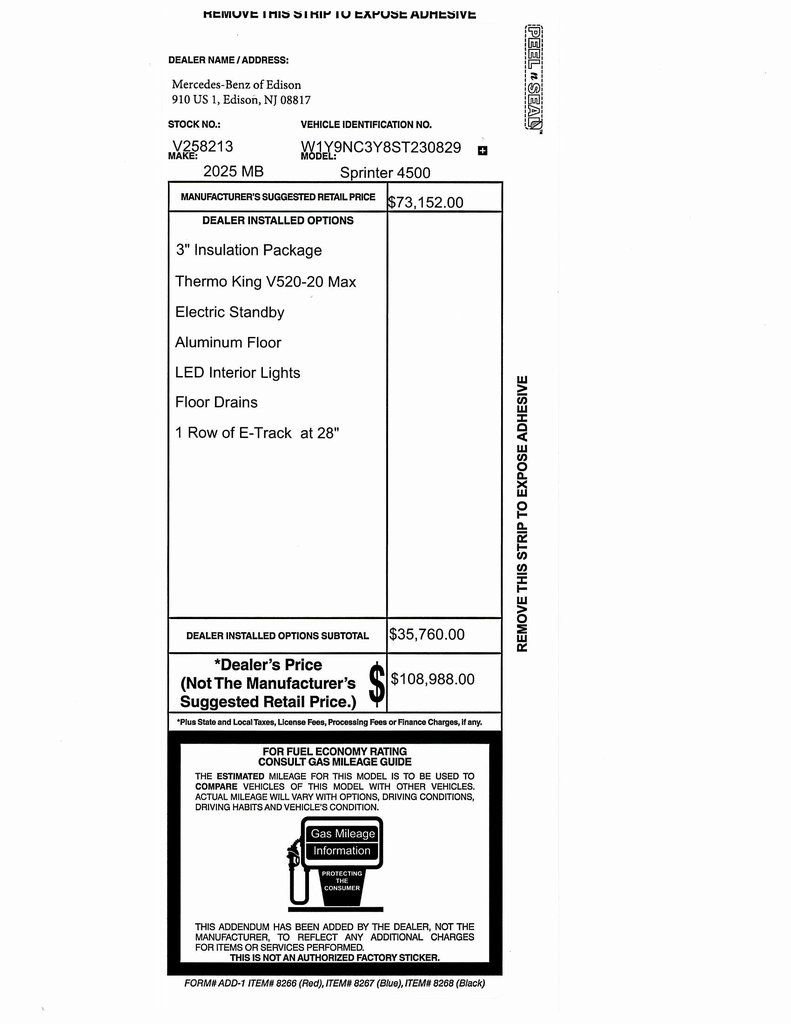 New 2025 Mercedes-Benz Sprinter 4500 image 11