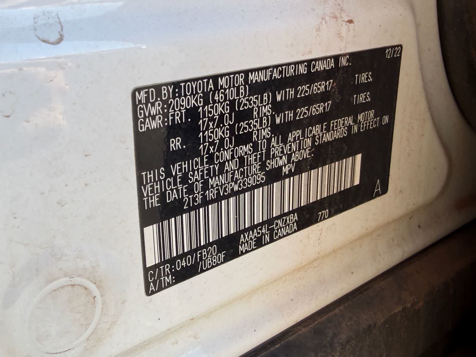 Used 2023 Toyota RAV4 LE AWD/4WD image 23