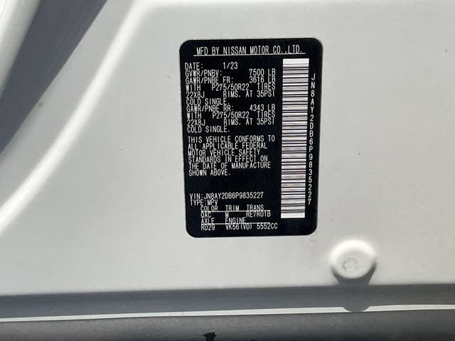 Certified 2023 Nissan Armada Platinum w/ Captain's Chairs Package AWD/4WD image 44