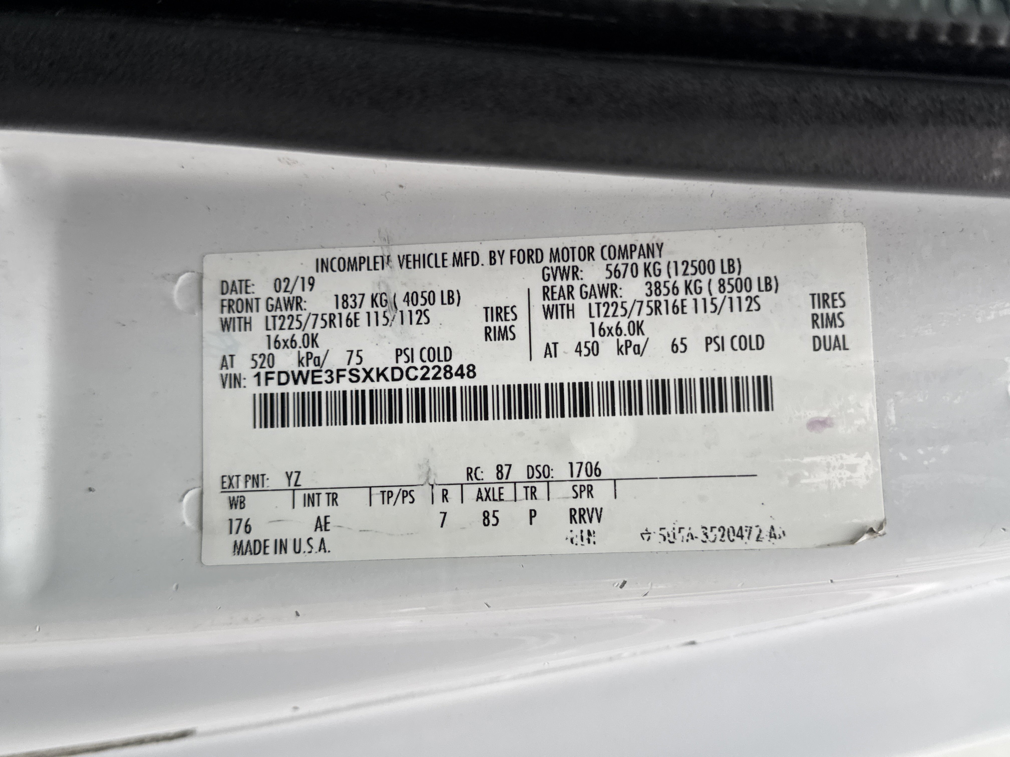 Used 2019 Ford E-350 and Econoline 350 Super Duty RWD image 26