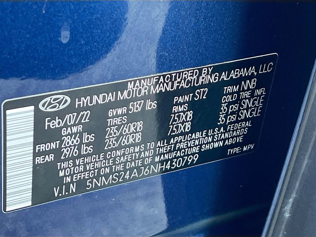 Used 2022 Hyundai Santa Fe SEL image 30