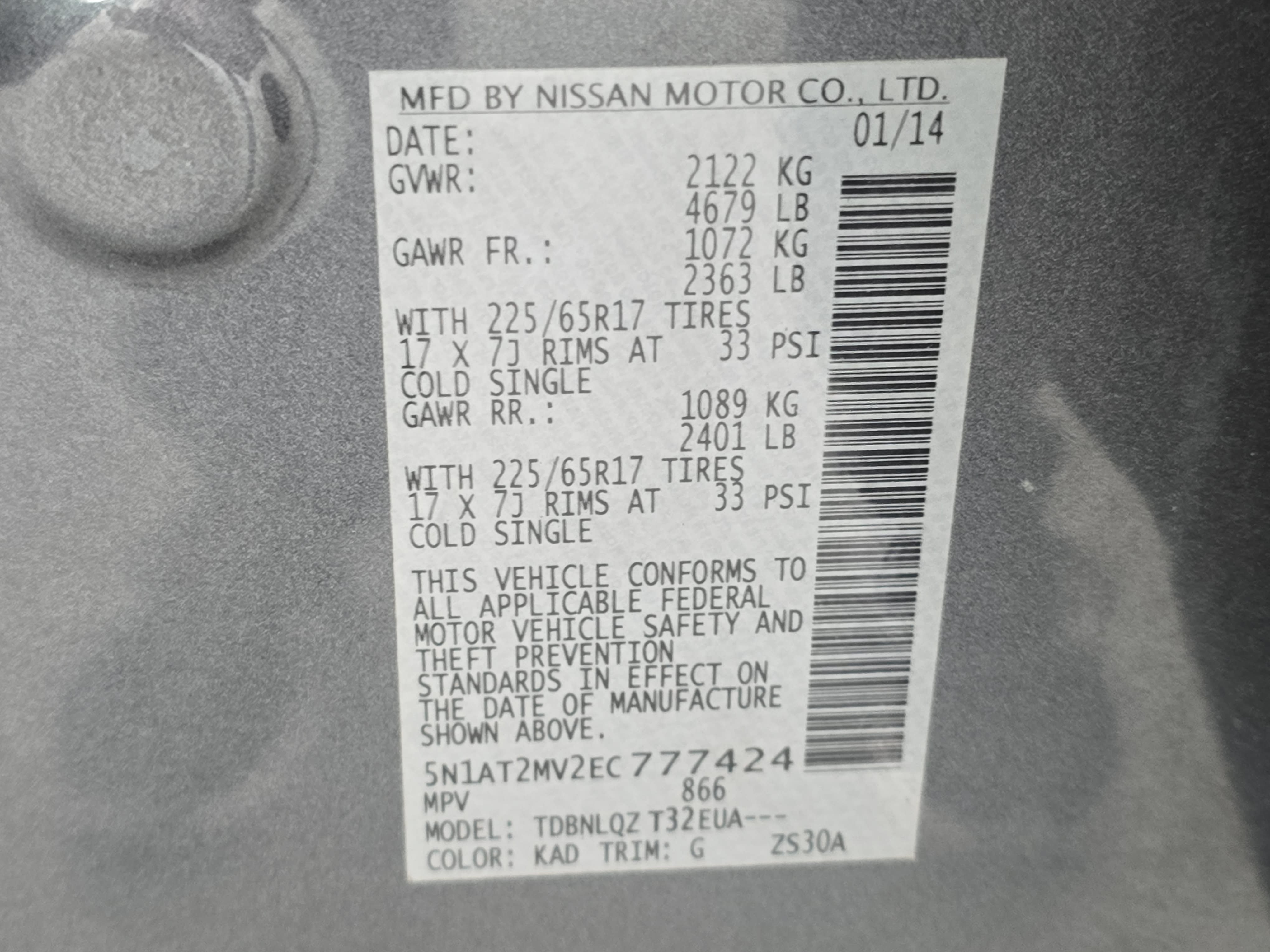 Used 2014 Nissan Rogue SV AWD/4WD image 33