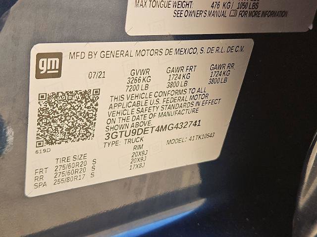 Certified 2021 GMC Sierra 1500 SLT w/ SLT Convenience Package image 29