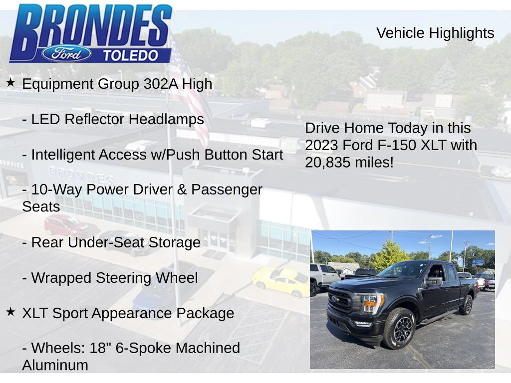 Used 2023 Ford F150 XLT w/ Equipment Group 302A High AWD/4WD image 17