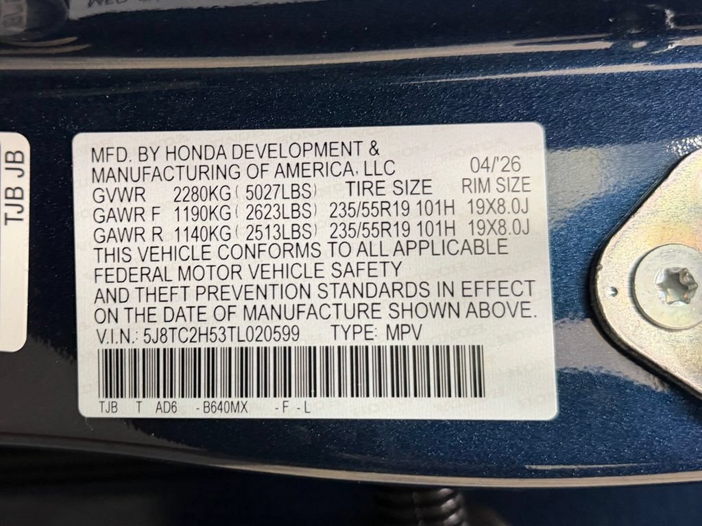 Certified 2026 Acura RDX w/ Technology Package AWD/4WD image 11