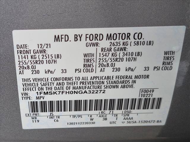Used 2022 Ford Explorer Limited RWD image 25