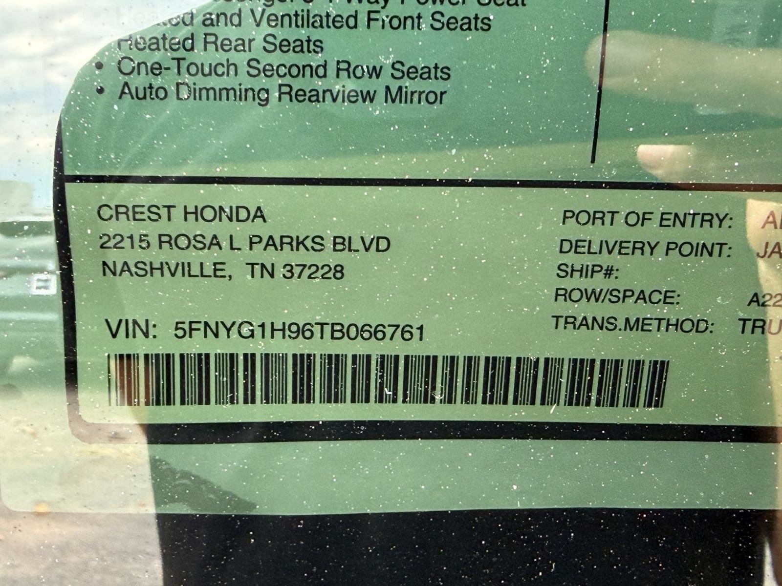 New 2026 Honda Pilot Black Edition image 22