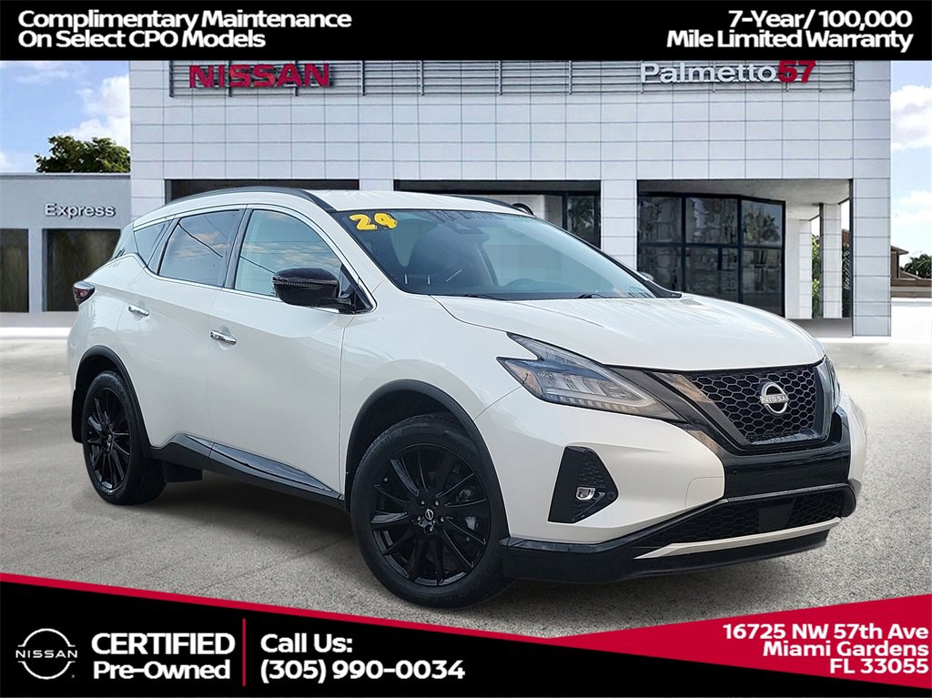 Certified 2024 Nissan Murano SV w/ SV Midnight Edition Package