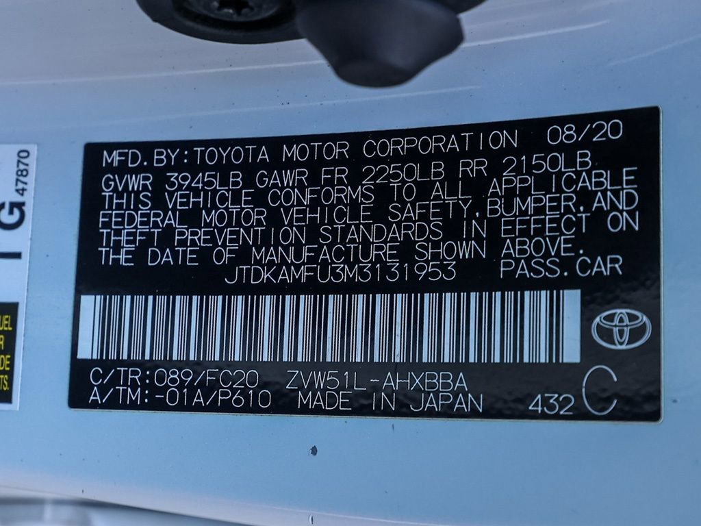 Used 2021 Toyota Prius L Eco image 31