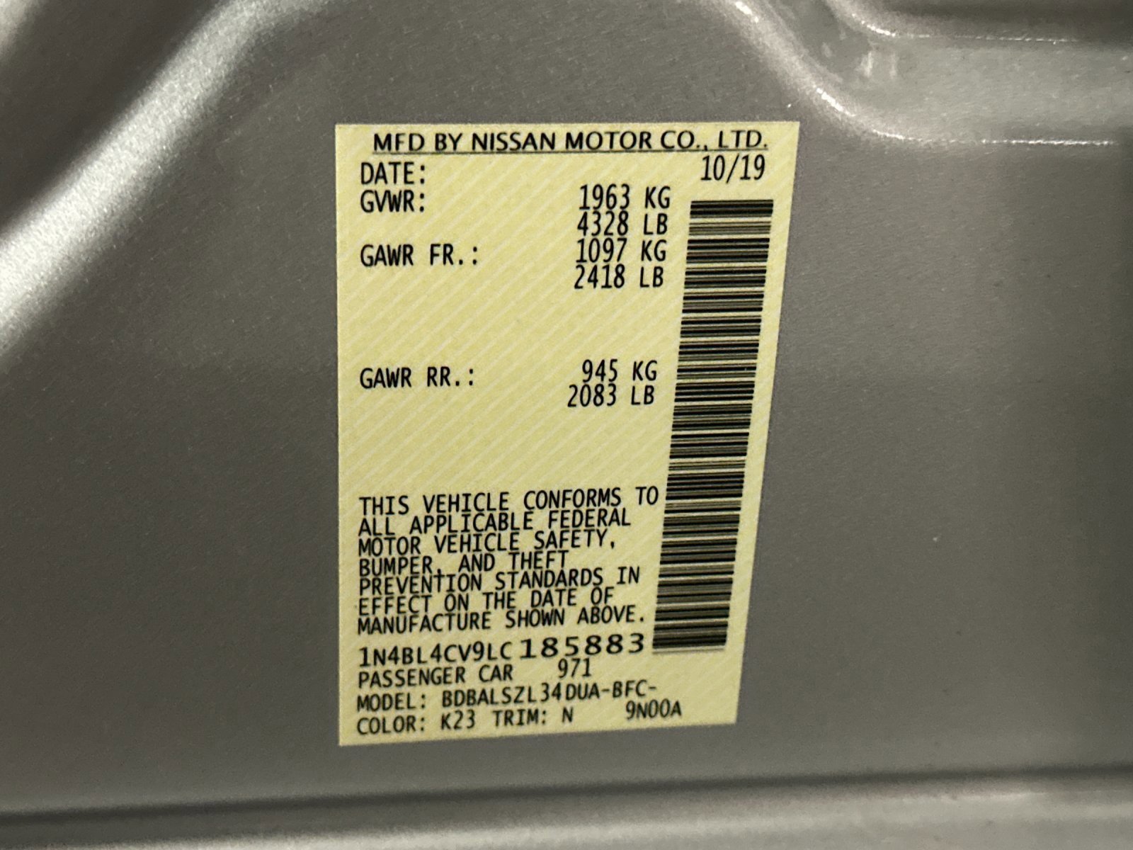 Used 2020 Nissan Altima 2.5 SR image 26