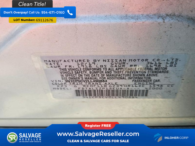 Used 2020 Nissan Kicks SV FWD image 17