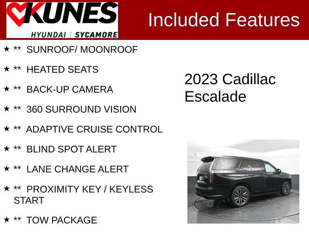 Used 2023 Cadillac Escalade Sport AWD/4WD image 2