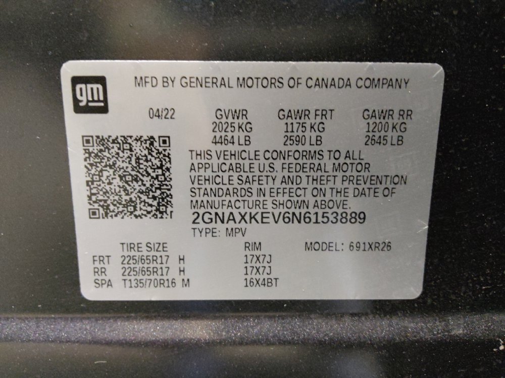 Used 2022 Chevrolet Equinox LT FWD image 33