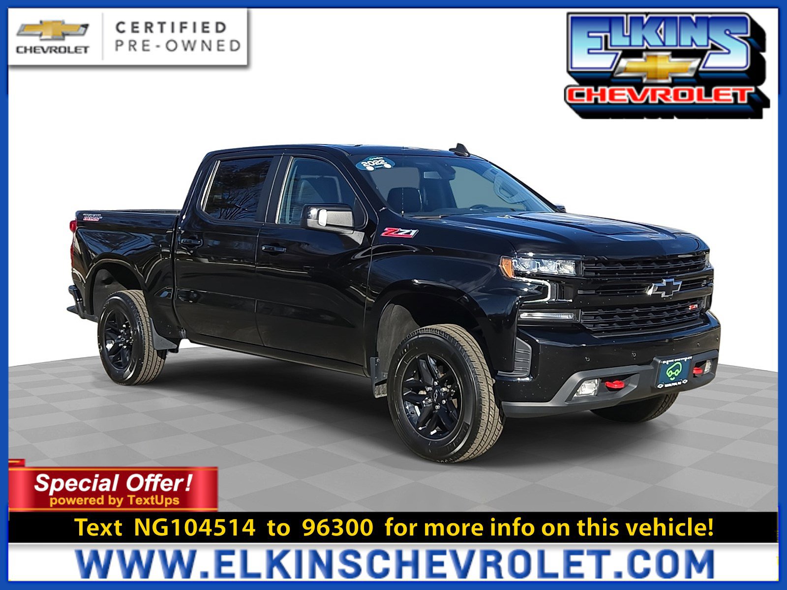 Certified 2022 Chevrolet Silverado 1500 LT Trail Boss w/ LT Trail Boss Premium Package