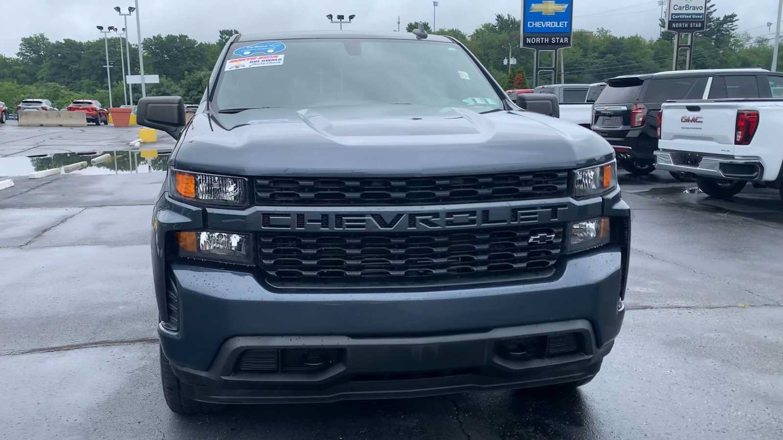 Certified 2021 Chevrolet Silverado 1500 Custom w/ LPO, Dark Essentials Package AWD/4WD image 3