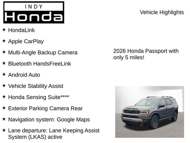 New 2026 Honda Passport TrailSport image 7