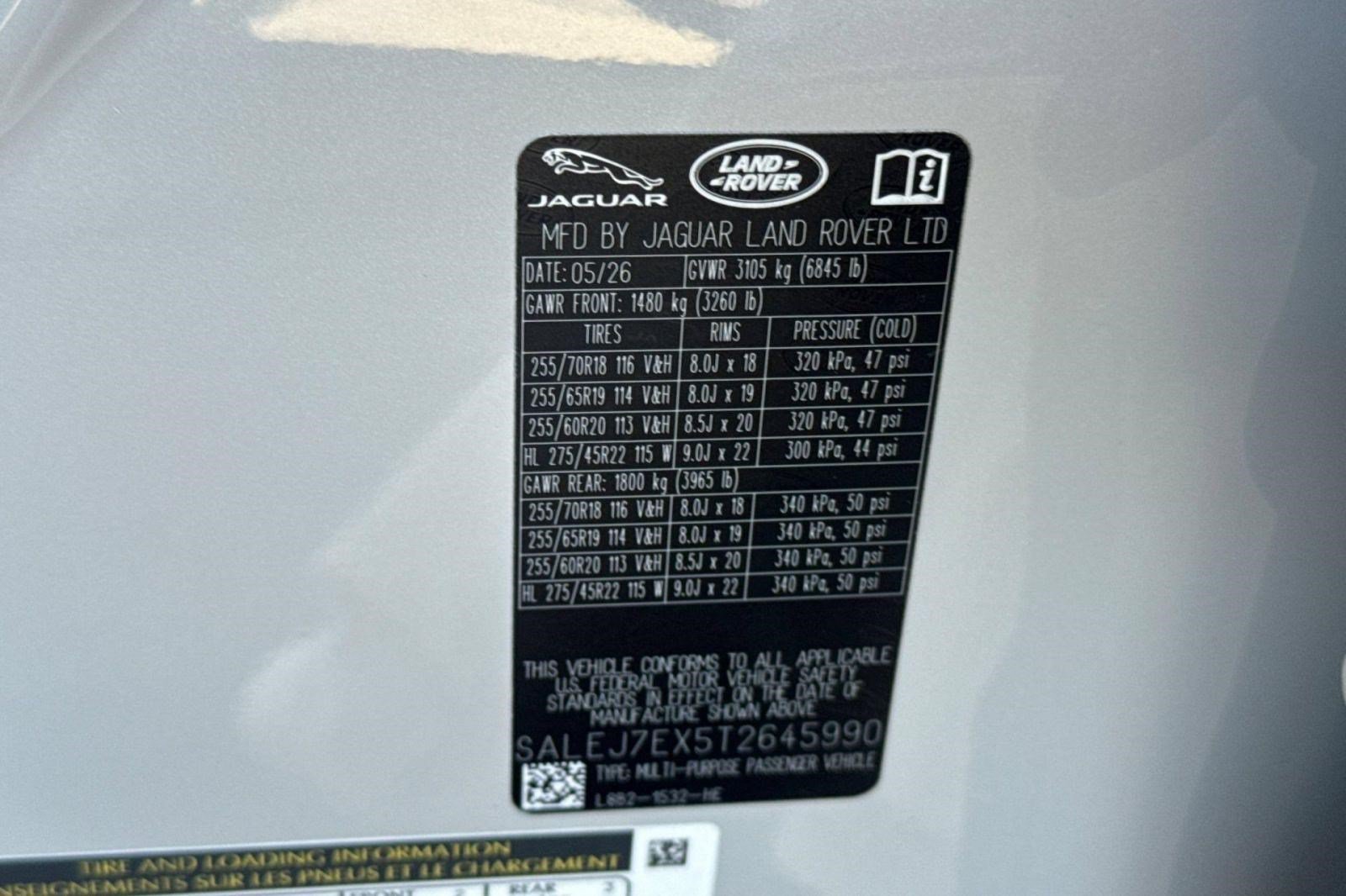 New 2026 Land Rover Defender 110 S AWD/4WD image 26