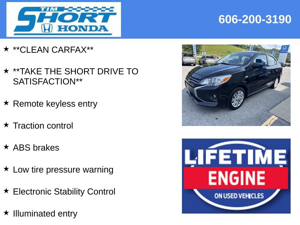 Used 2023 Mitsubishi Mirage G4 ES FWD image 5