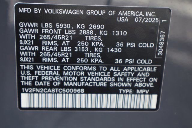 New 2026 Volkswagen Atlas SEL Premium R-Line image 26