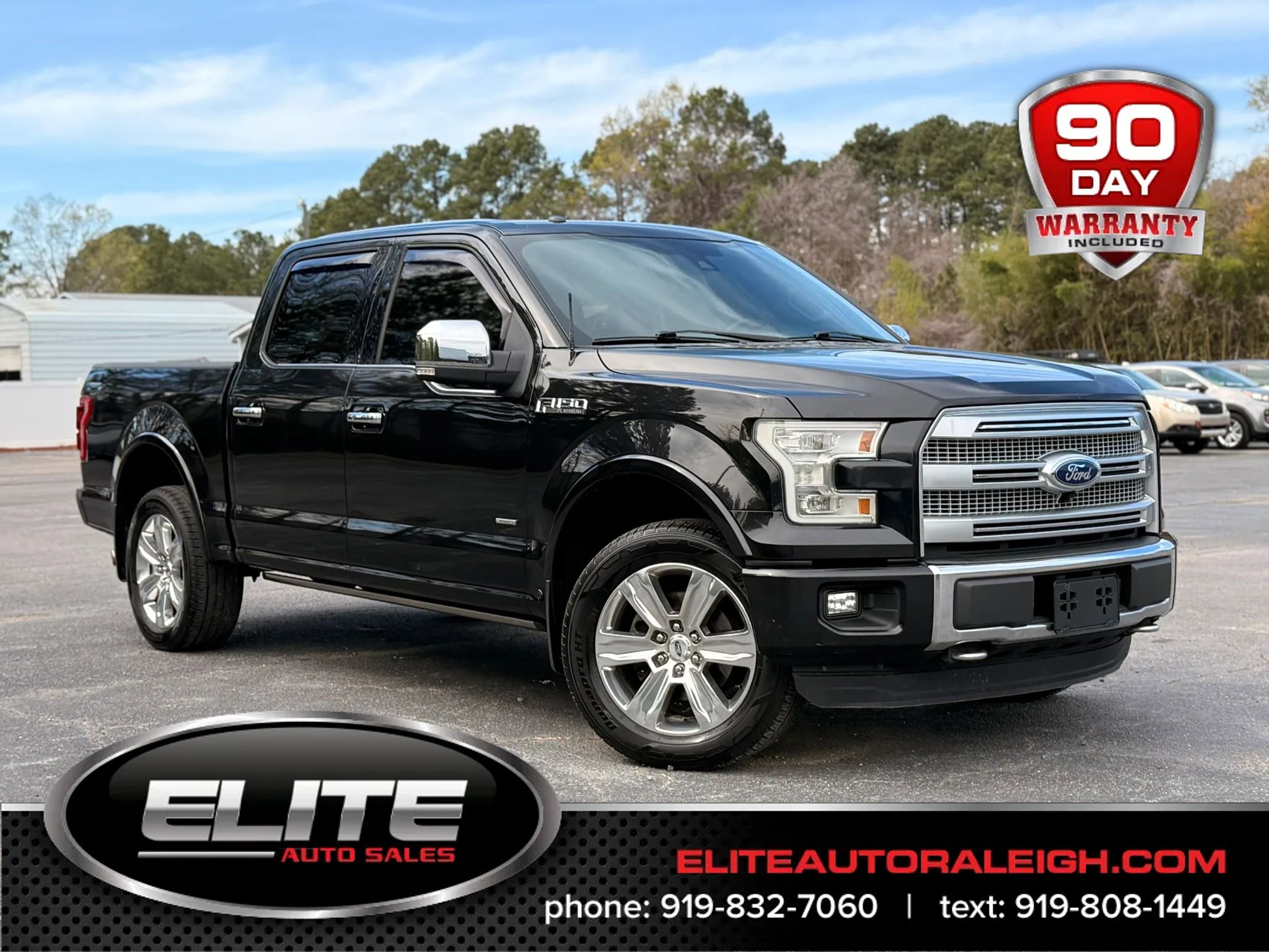 Used 2015 Ford F150 Platinum w/ Equipment Group 701A Luxury image 1