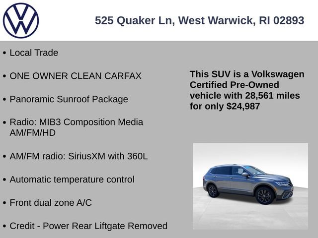 Certified 2023 Volkswagen Tiguan SE AWD/4WD image 7