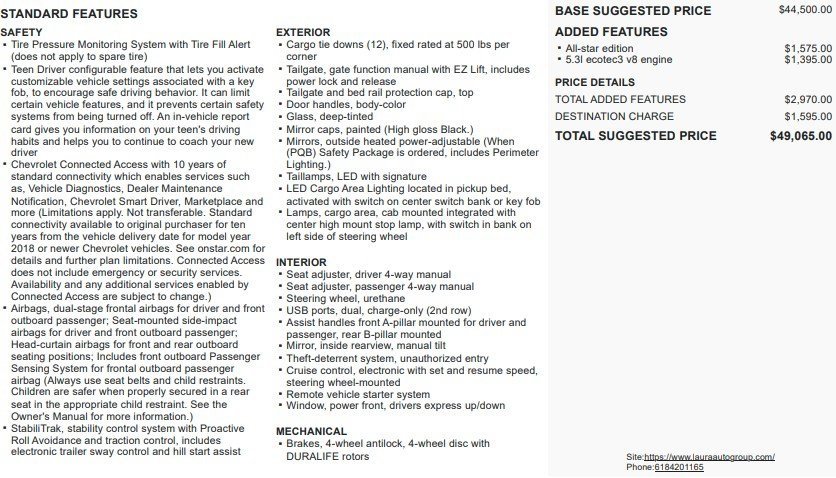 Used 2019 Chevrolet Silverado 1500 RST image 2