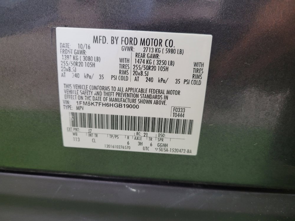 Used 2017 Ford Explorer Limited w/ Class II Trailer Tow Package FWD image 33