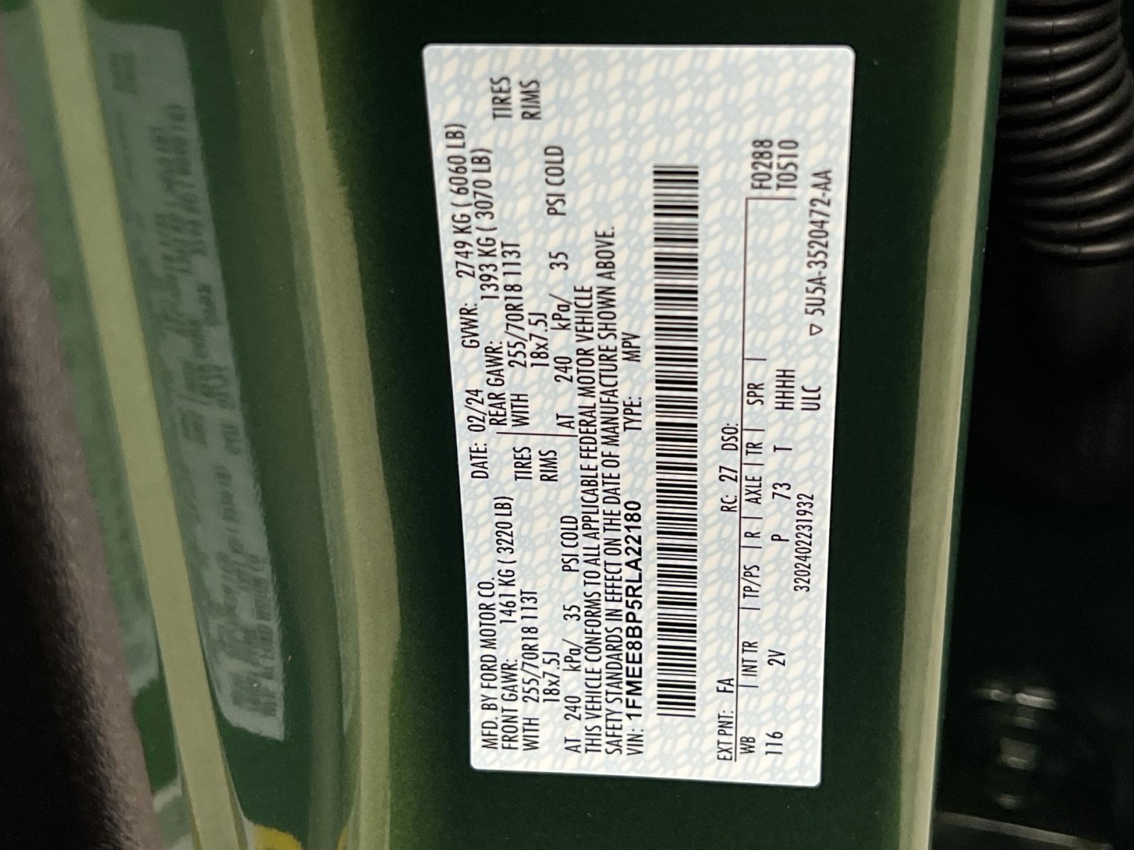 Used 2024 Ford Bronco Outer Banks image 34