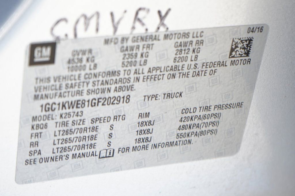 Used 2016 Chevrolet Silverado 2500 LTZ w/ Duramax Plus Package image 54